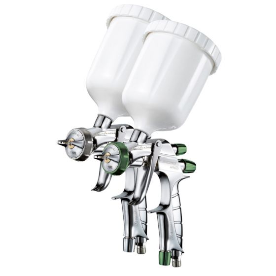 ANEST IWATA Super Kit WS-400 evo clear Klarlack + LS-400 entech HVLP Basislack