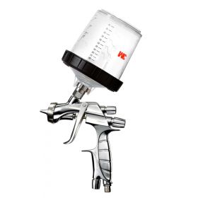 ANEST IWATA Spray Gun WS-400 evo clear Clearcoat, 3M PPS Pro Kit carton with air cap/nozzle/needle and 600 ml PPS cup